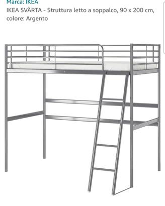 Struttura letto a soppalco