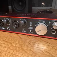 Scheda Audio Focusrite 2i2 (2 gen)