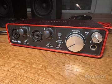 Scheda Audio Focusrite 2i2 (2 gen)