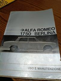 Uso e manutenzione 1750 berlina