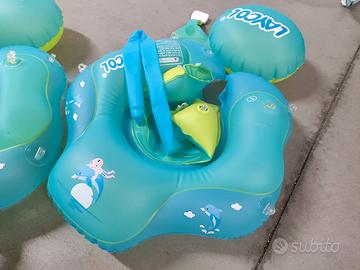 Salvagente neonato con protezione solare 3-7 mesi