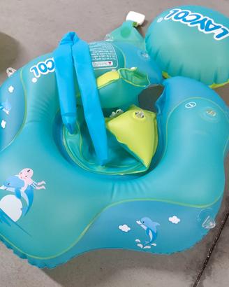 Salvagente neonato con protezione solare 3-7 mesi