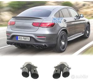TERMINALI SCARICO MERCEDES GLC C253 X253 15-18 LOO