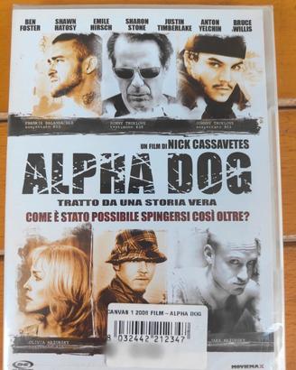 Alpha dog" film dvd in lingua italiana e inglese