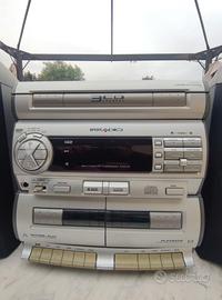 Stereo Irradio con Lettore CD radio e cassette 