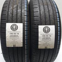 2 GOMME 195 55 16 CONTINENTAL A56103