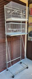 Carrello porta gabbie