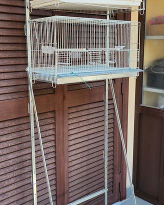 Carrello porta gabbie