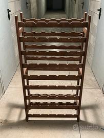 Cantinetta portavino in legno