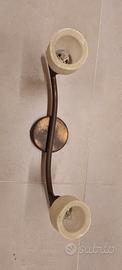 Lampada da soffitto vintage e 2 Applique singole
