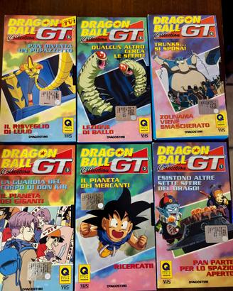 30 Videocassette VHS DRAGON BALL GT DeAgosti