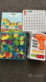 Chiodini/Blocchi Costruzione/Puzzle/TrapanoElettri