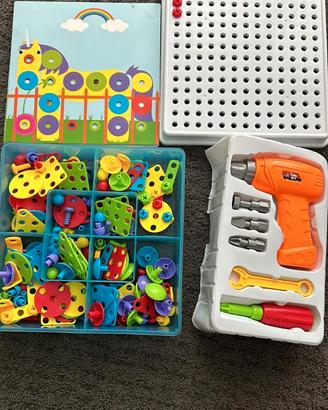 Chiodini/Blocchi Costruzione/Puzzle/TrapanoElettri