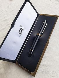 Montblanc Meisterstück 18K, stilografica + scatola