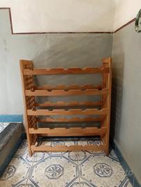 porta bottiglie in legno 