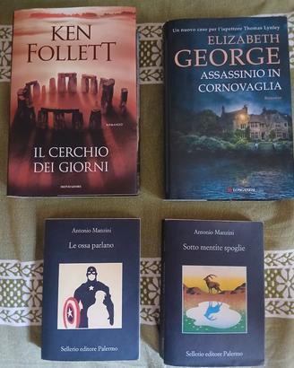lotto 4 Libri Giallo/Thriller 