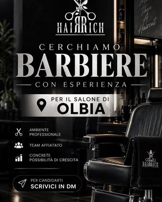 Barbiere già affermato e pronto