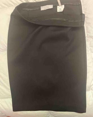 Gonna Kaos nera a tubino stretch come nuova tg 42