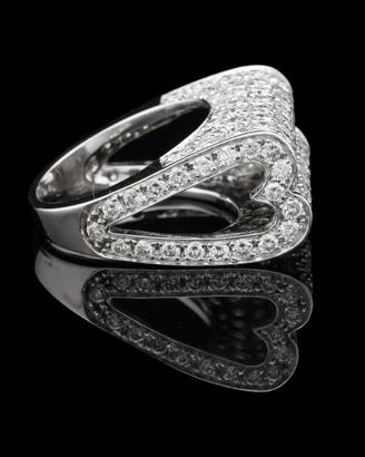 ANELLO A FASCIA IN ORO 18KT BRILLANTI 4.02 CT