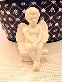 CHERUBINO IN PORCELLANA BIANCA