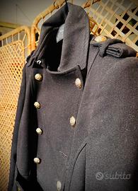 Cappotto nero stile militare Zara tg. M