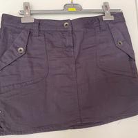 Minigonna jeans viola Sisley