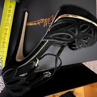 Scarpe Le Silla camoscio nero