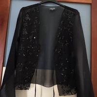 Camicia leggera nera da cerimonia o sera