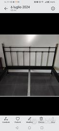 Struttura letto matrimoniale + rete a doghe