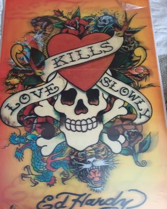 poster 3d  ed hardy