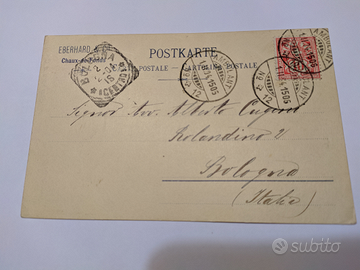 Cartolina postale EBERHARD &CIE del 1904