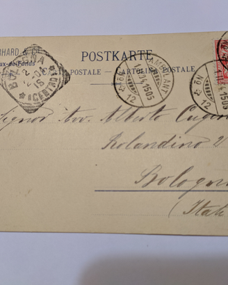Cartolina postale EBERHARD &CIE del 1904
