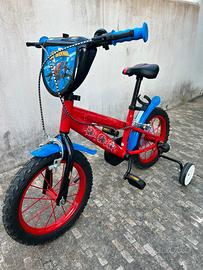 Bici Spiderman 14’’ 4/6 anni