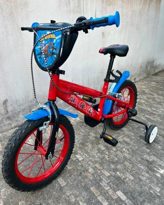 Bici Spiderman 14’’ 4/6 anni