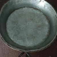 Padella in rame antico con due manici