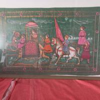 stampa su tela 48x74 Batik Moghul India Nepal