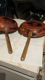 padelle in rame e acciaio 