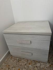 Comodino Mondo Convenienza - Quercia Bianca