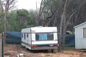 Roulotte doppio asse targata