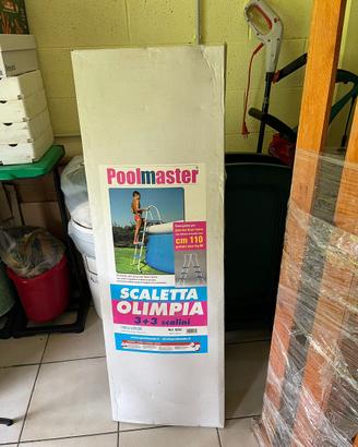 Piscina sutoportante tonda + scaletta