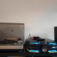 Impianto mini Hi-Fi philips + Giradischi BST