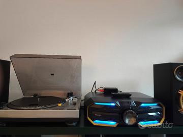 Impianto mini Hi-Fi philips + Giradischi BST