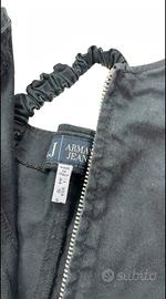 Abito Nero Armani Jeans Vintage Y2K Zip