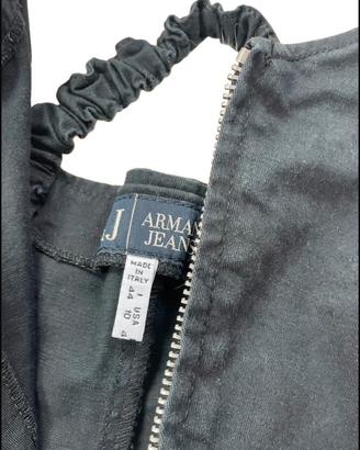 Abito Nero Armani Jeans Vintage Y2K Zip