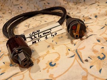 Cavo di alimentazione hi fi mt.1,4 sez.4mmq