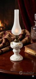 lampada  a olio  in ceramica  di bassano 