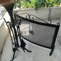 Accessori in ferro battuto per camino