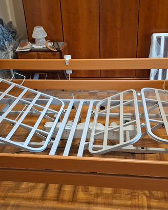 letto elettrico per anziani+materasso antidecubito