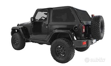 Capote Fastback Jeep Wrangler JK 2p Suntop - Nera