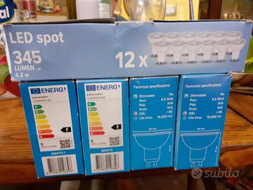 LAMPADE LED GU10 4.2W 60 PEZZI